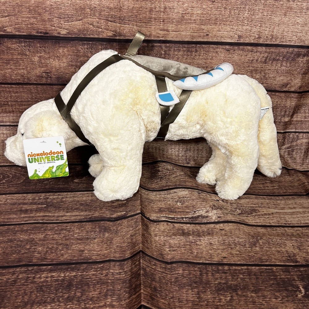 Nickelodeon Universe Legend of Korra Naga Polar Bear Dog Plush NWT Discolored